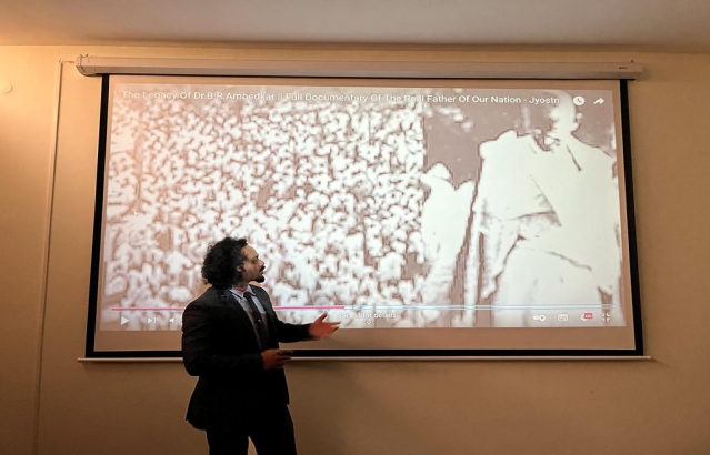 Celebration of Ambedkar Jayanti at CGI Vladivostok.  Presentation/Video Essay on Dr B R Ambedkar